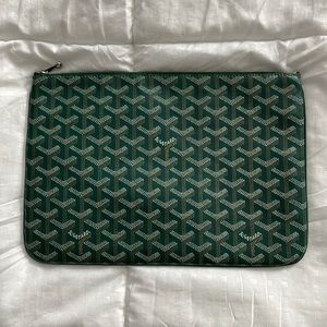 Goyard Green Senat Pouch